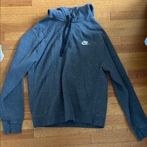 Nike Men's Charcoal Hoodie Sweater